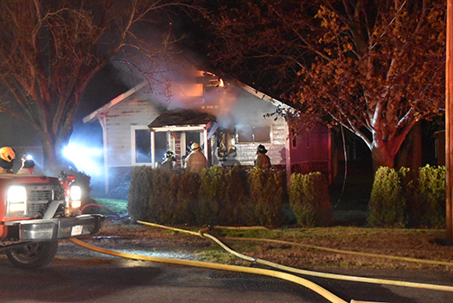 House fire in Starbuck - Dayton Chronicle